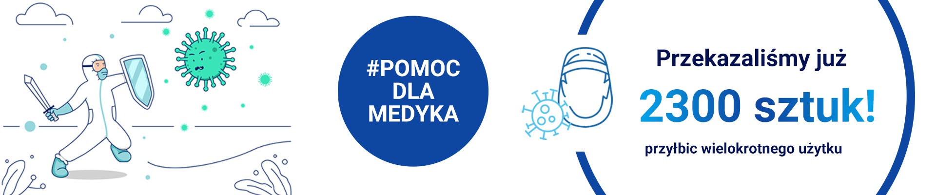 2000 szt. ochronnych przyłbic dla poznańskich szpitali i 300 szt. przyłbic dla swarzędzkich służb #pomocdlamedyka